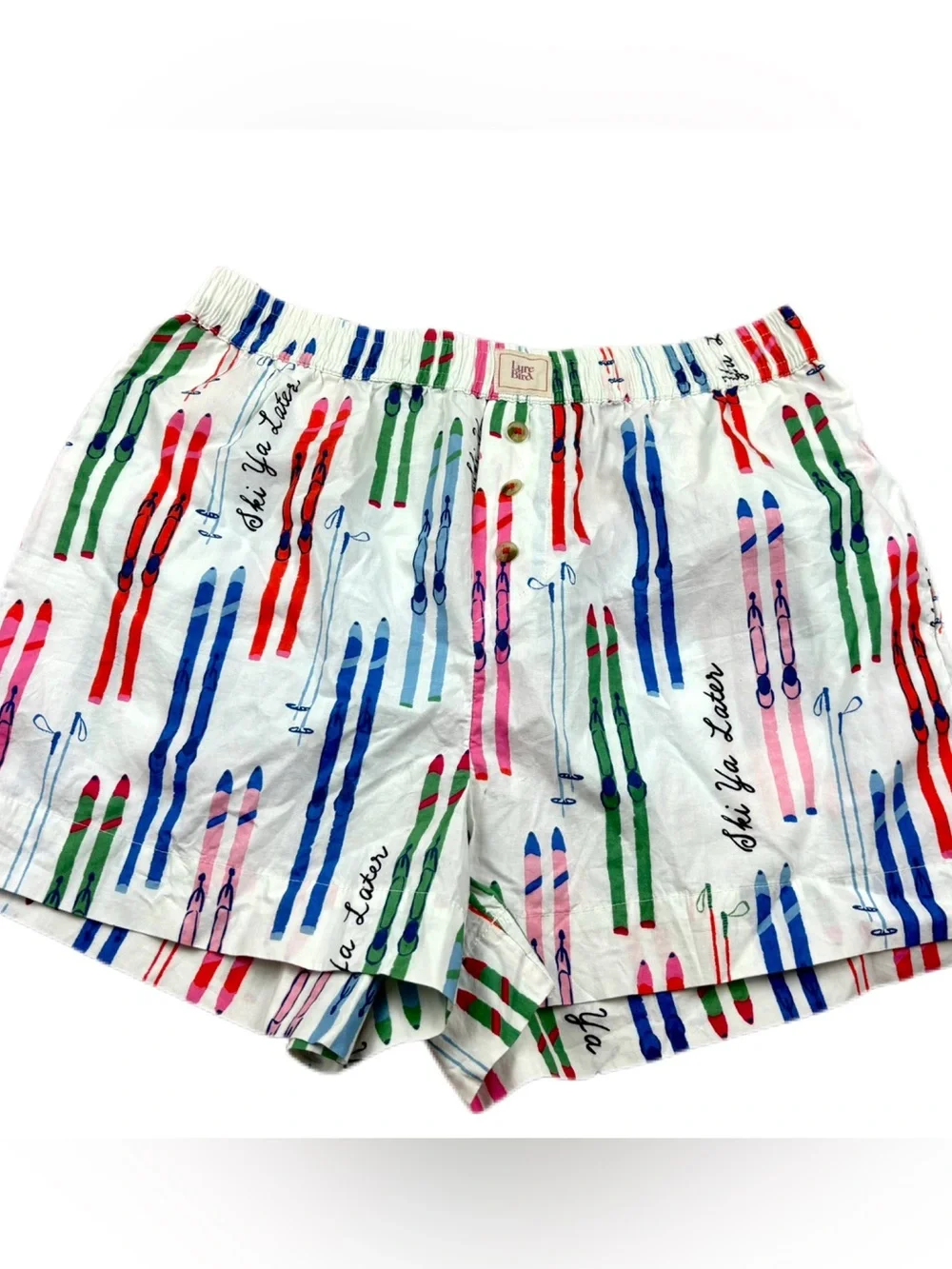NWT! Anthropologie Lyrebird Ski Ya Later Shorts PJs Size XS